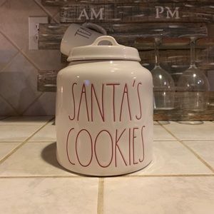 Rae Dunn SANTA’S COOKIES CHRISTMAS CANISTER